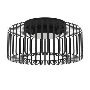 Eglo LED-Deckenleuchte Ginestrone-Z RGB/CCT Ø 46 cm Schwarz - Weiß