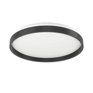 Eglo LED-Deckenleuchte Moschettino Schwarz Weiß RGB/CCT Ø 49