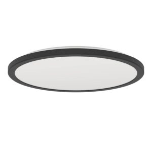 Eglo LED-Deckenleuchte Rovito-R 3 cm x Ø 39 cm Schwarz