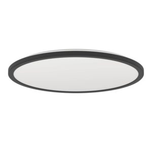 Eglo LED-Deckenleuchte Rovito-R 3 cm x Ø 50 cm Schwarz