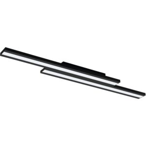 Eglo LED-Deckenleuchte Saliteras-Z 2-flammig Weiß Schwarz