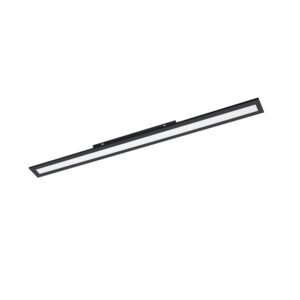 Eglo LED-Deckenleuchte Salobrena-Z CCT 120 cm x 10 cm Schwarz - Weiß