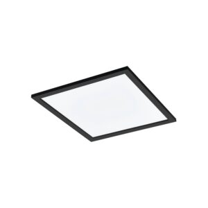 Eglo LED-Deckenleuchte Salobrena-Z CCT 45 cm x 45 cm Schwarz - Weiß