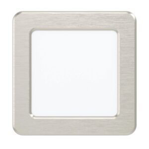 Eglo LED-Einbauspot Fueva 5 Nickelfarben Matt 3.000K 11