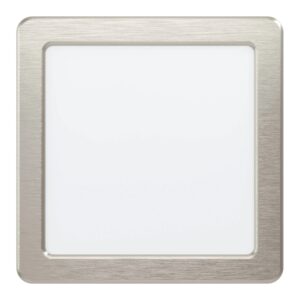 Eglo LED-Einbauspot Fueva 5 Nickelfarben Matt 3.000K 16