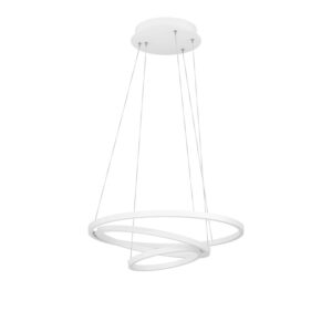 Eglo LED-Pendelleuchte Lobinero-Z CCT Ø 61 cm Weiß