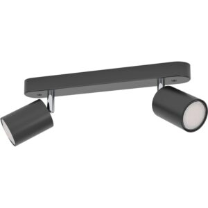 Eglo LED-Spot 2er Adfira-Z Schwarz Tunable White und RGB