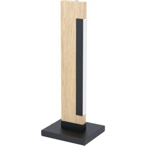 Eglo LED-Tischleuchte Camacho Natur-Schwarz