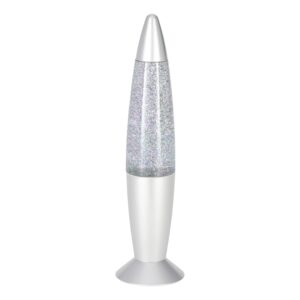 Eglo LED Tischleuchte Glitter Silber Ø 8
