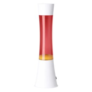 Eglo LED Tischleuchte Lava Weiß Bordeaux Orange Ø 10