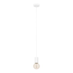 Eglo Pendelleuchte Pozueta 1-flammig Weiß 110 cm x Ø 6
