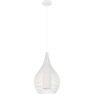 Eglo Pendelleuchte Razoni 1-flammig 40 W Weiß