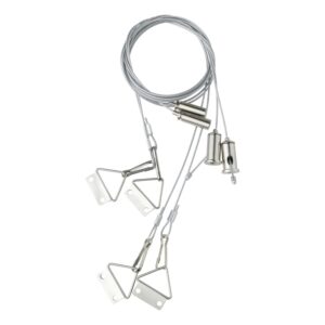 Eglo Seilaufhängung Suspension 150 cm Silber