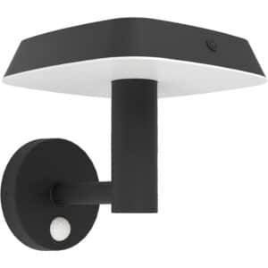 Eglo Solar LED-Wandleuchte Dreoli Schwarz mit Sensor