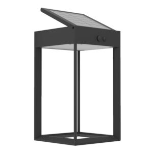 Eglo Solar LED-Wandleuchte Suzzara Schwarz mit Sensor