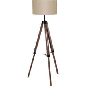 Eglo Stehleuchte Lantada Nuss Taupe 150 cm