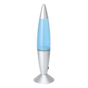 Eglo Tischlampe Lava Silber Blau Ø 10