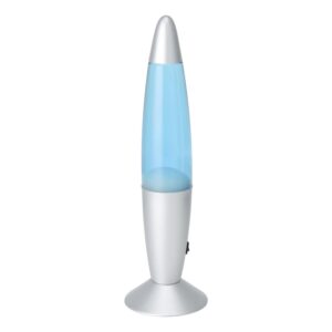 Eglo Tischlampe Lava Silber Blau Weiß Ø 9