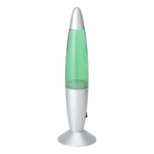 Eglo Tischlampe Lava Silber Grün Weiß 340 mm