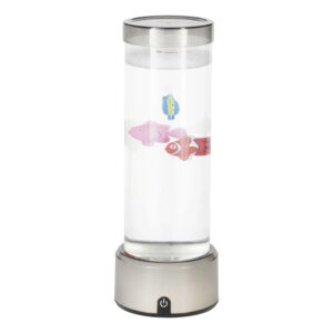 Eglo Tischleuchte Aqua Silber Transparent Ø 12