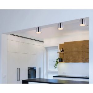 Globo LED-Deckenleuchte Jenny Aluminium Nickel