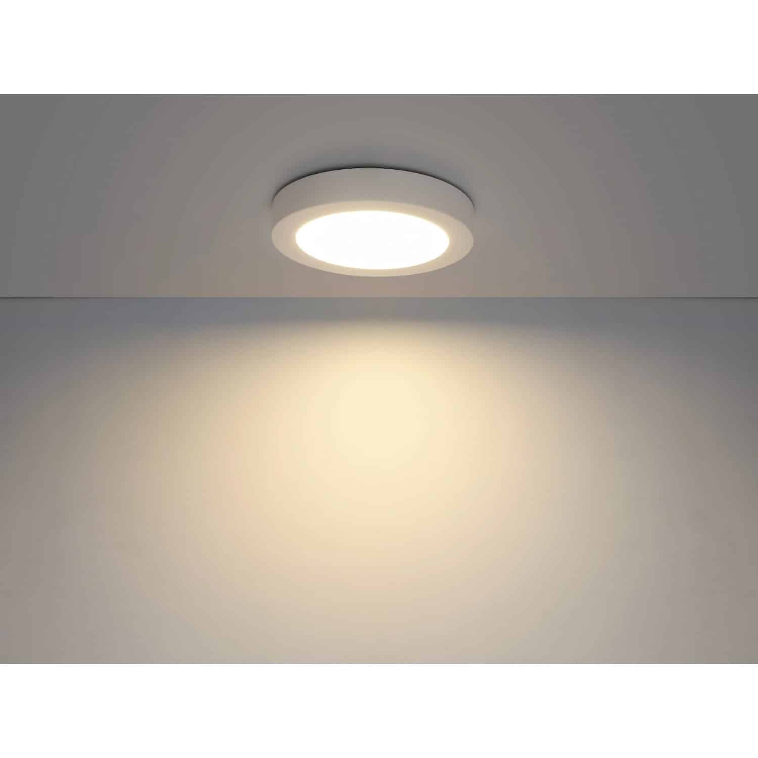 Globo LED-Deckenleuchte Paula Kunststoff Weiß