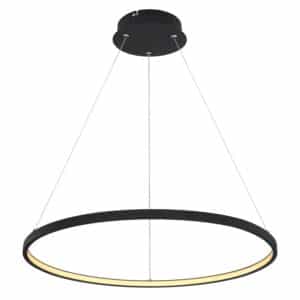 Globo LED-Hängeleuchte Ralph Schwarz Ø 60 cm