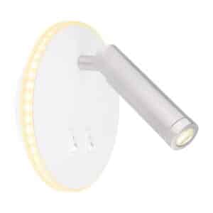 Globo LED-Wandleuchte Many Weiß Ø 14