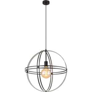 Globo Pendelleuchte 1-flammig Schwarz matt 500 x 1200 mm