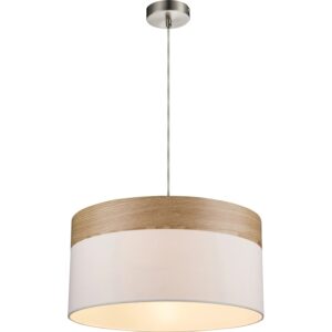 Globo Pendelleuchte CHIPSY Nickel matt-Beige