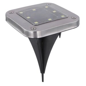 Globo Solarleuchte-Set Ø 10 cm x 13 cm Edelstahl 2 Stück