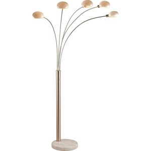 Globo Stehleuchte Classic Style Nickel Matt 210 cm