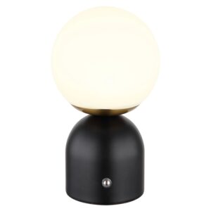 Globo Tischleuchte Julsy Metall 21 cm Schwarz Matt