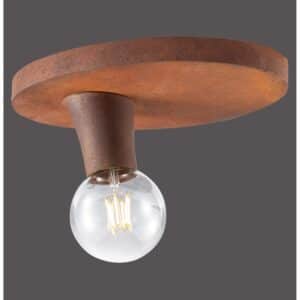 Just Light. Deckenleuchte Turn me Rost 1-flammig