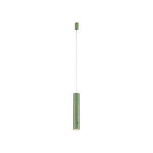 Just Light. LED-Akku-Pendelleuchte Attach Grün 120 cm x Ø 16