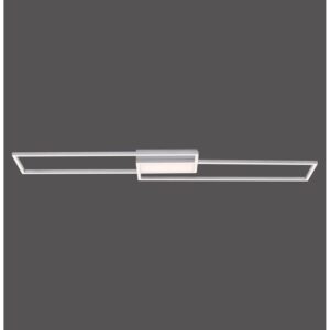 Just Light. LED-Deckenleuchte Asmin Stahl 109