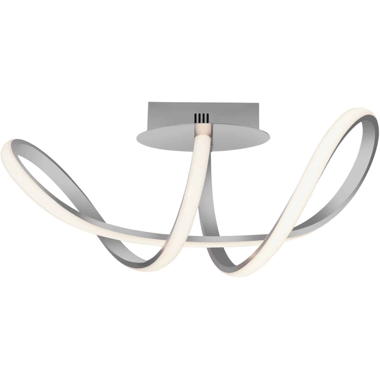 Just Light. LED-Deckenleuchte Maria Aluminium 61 x 24