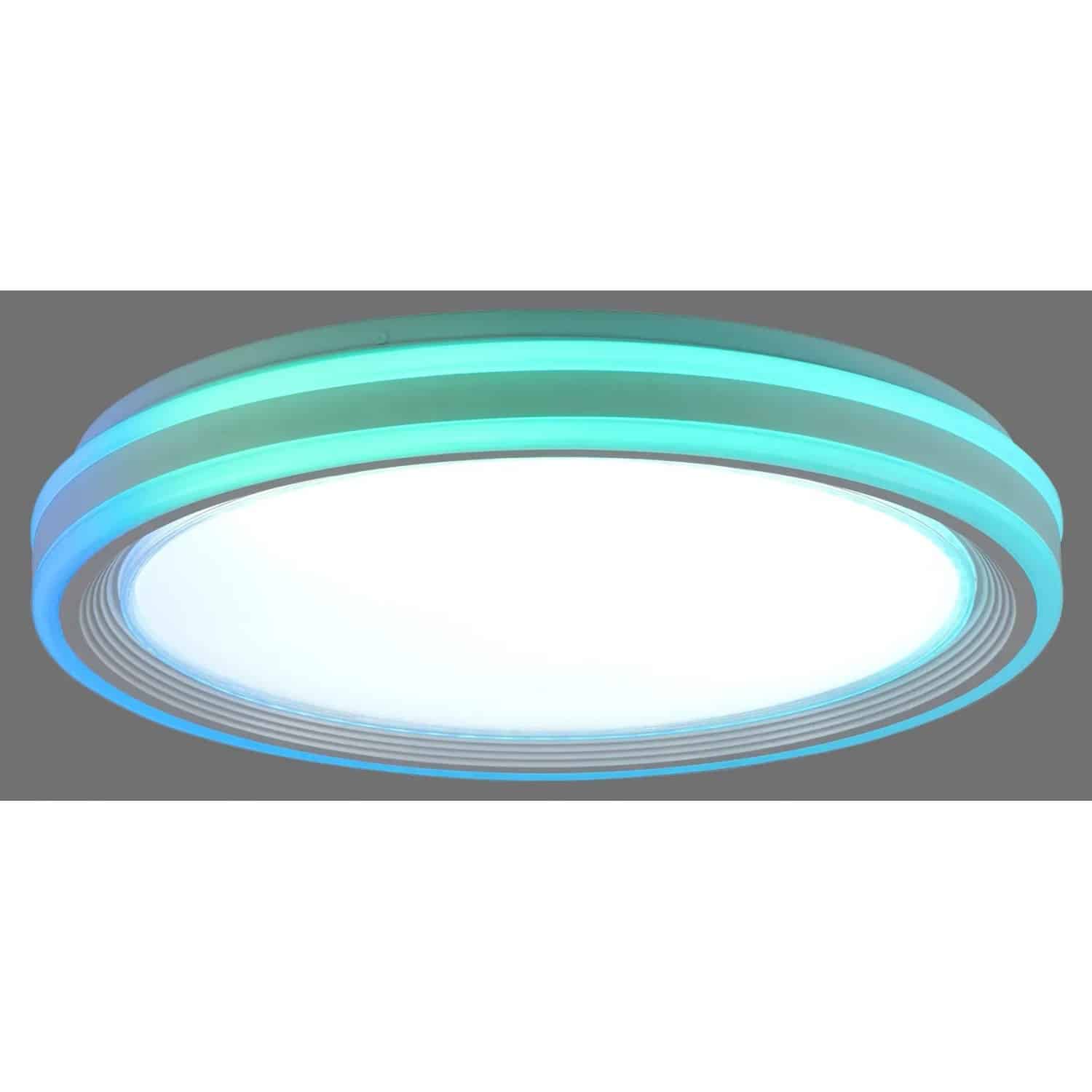 Just Light. LED-Deckenleuchte Spheric Weiß CCT & RGB Ø 48