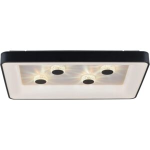 Just Light. LED-Deckenleuchte Vertigo Schwarz 90
