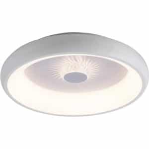 Just Light. LED-Deckenleuchte Vertigo Weiß Ø 46