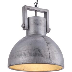 Just Light. Pendelleuchte Samia 1-flammig Eisen Ø 40 cm