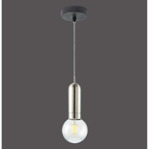Just Light. Pendelleuchte Turn me 1-flammig Stahl