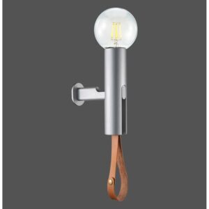 Just Light. Wandleuchte Turn me Stahl H: 20