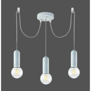 Just Light.Pendelleuchte Turn me 3-flammig Beton