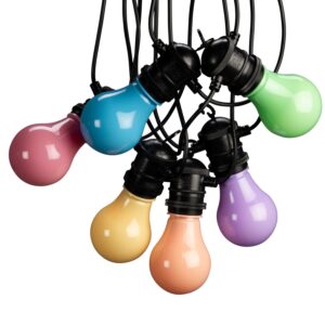 Konstsmide LED-Party-Lichterkette mit Dimmer 24 V Pastell 14