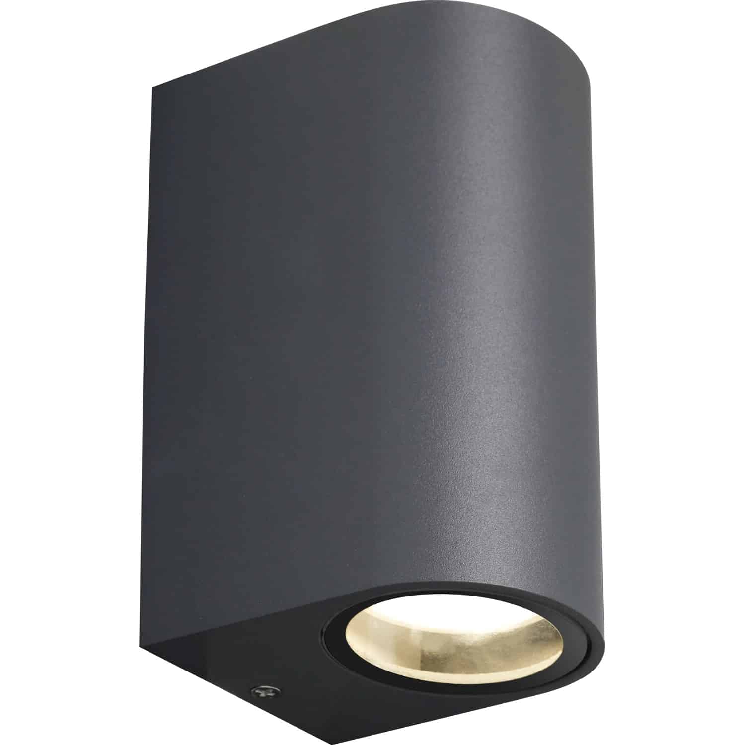 LED Außenwandleuchte Ottana Aluminium Schwarz