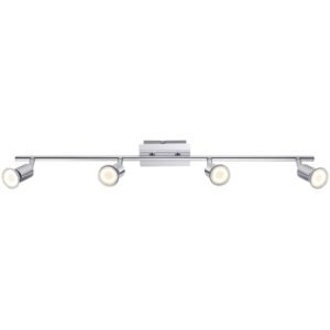 LED-Deckenstrahler Torella 4-flammig Chrom 4xGU10 3