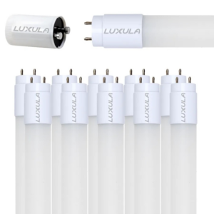 LUXULA 10er-Set LED Röhre T8 22W 3000K Warmweiß Mit Starter G13 Leuchtmittel 150cm aus Nanokunststoff Röhrenform