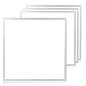 LUXULA 4er-Set LED Panel 62x62 cm 36W 3600lm 4000K Neutralweiß  Büro- Deckenleuchte Backlit Einbauleuchte für Rasterdecken