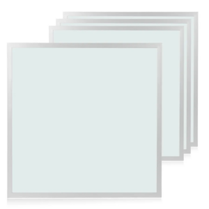 LUXULA 4er-Set LED Panel 62x62 cm 36W 3600lm 6000K Kaltweiß  Büro- Deckenleuchte Backlit Einbauleuchte für Rasterdecken
